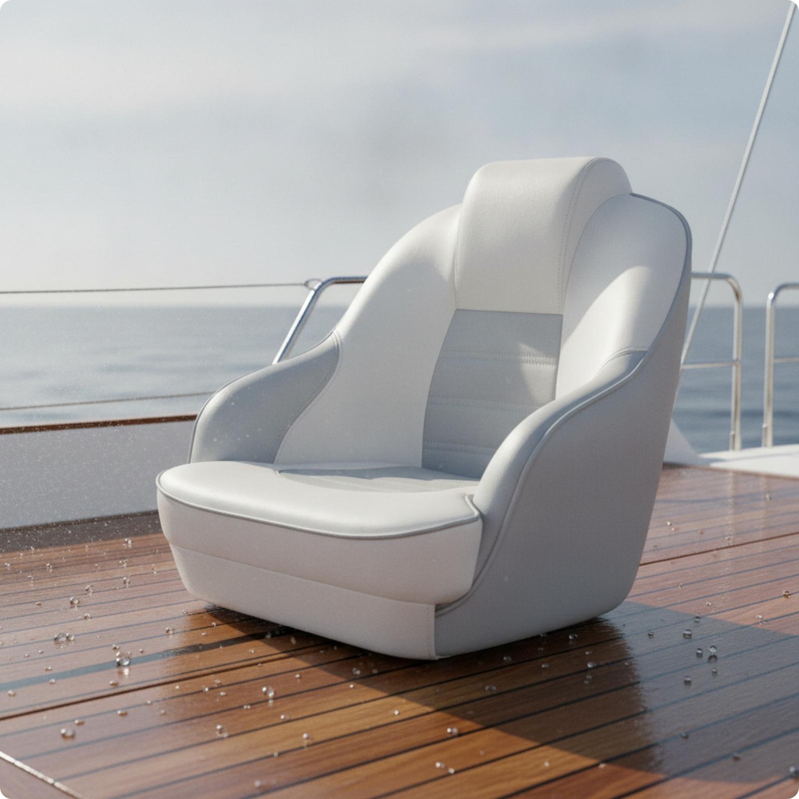 Fishing Boat Seat - Kursi Kapten Kapal Laut dengan Sandaran