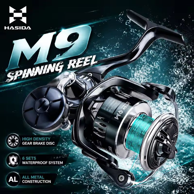 Reel Pancing Spinning HASIDA M - Fishing Boat Steering Wheel ulasan dan harga